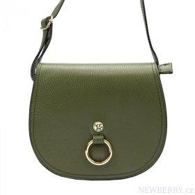 GREGORIO Koen dmsk crossbody kabelka olivov zelen